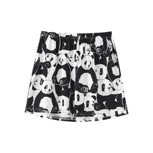 小熊睡裤女夏短裤纯棉网红爆款可爱休闲可外穿全棉单件空调家居裤