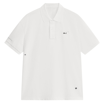 MODE COMMUTER| MC全棉优质精纺棉纱翻领短袖POLOMCF124010A