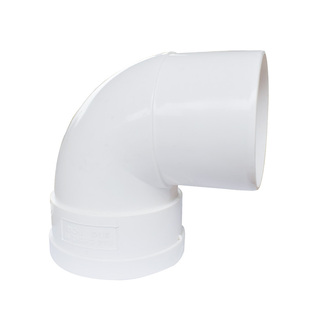 PVC排水管单承插配件90度弯头内插管件水管内插下缩口弯头110加长
