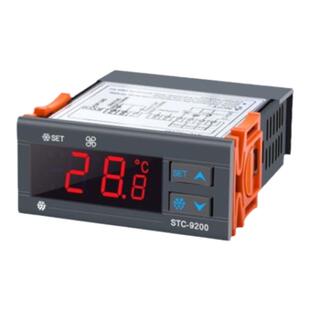 stc-9200电子显示温控器冷藏库冷藏车冰箱冷柜双温探头温度控制器