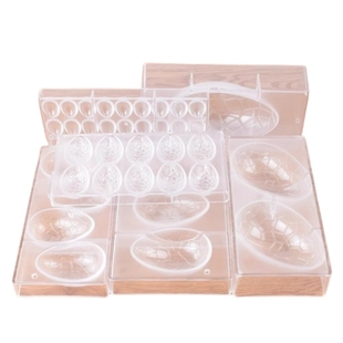 tangba堂巴 裂纹复活蛋模具 PC硬模彩蛋模鸡蛋模复活节巧克力模具