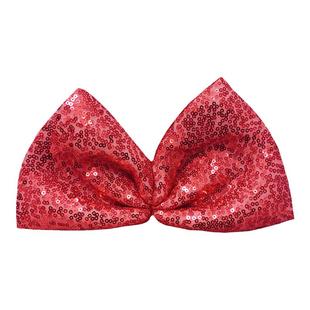 六一儿童节亮片大蝴蝶结发夹头饰幼儿园跳舞女童舞蹈演出表演发饰