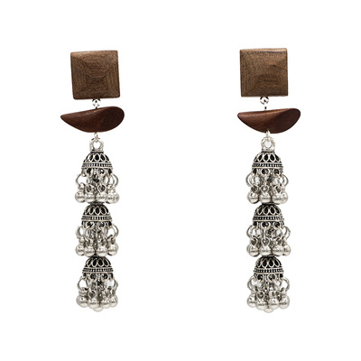 25SUMMER原创苗银女流苏耳环耳钉