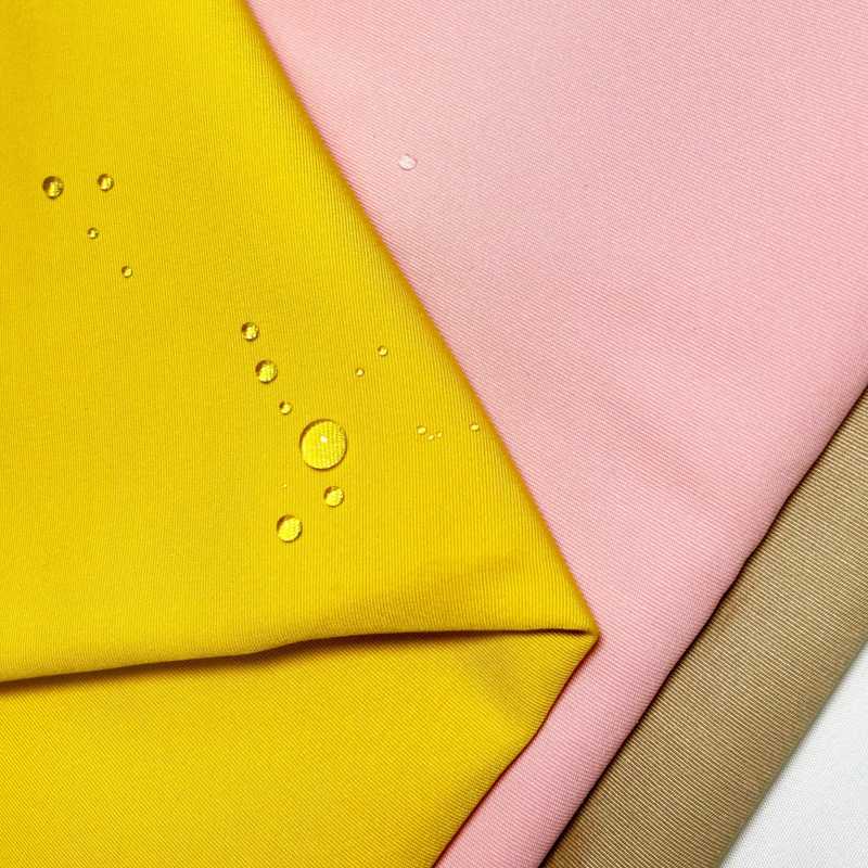 150D棉感记忆平纹防水户外风衣涂层布料面料防寒防风牛津冲锋衣