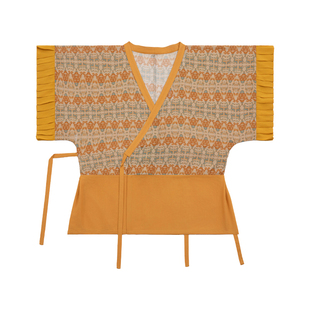 谜阿凰【芸萸】复原晋制汉服原创花型人棉天丝舒适透气早春套装女