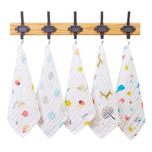 纯棉小毛巾方巾全棉洗脸纱布宝宝擦脸方巾新生婴儿口水巾柔软吸水