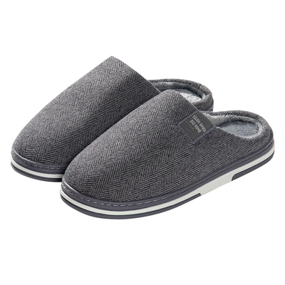 男士防臭棉拖鞋秋冬季室内家居防滑抗菌软底静音地板拖地暖拖女款