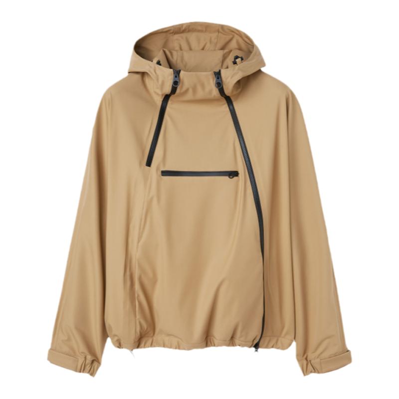 LoroPiana/诺悠翩雅男士针织衫绿色Tecnowool高性能羊毛风衣新款