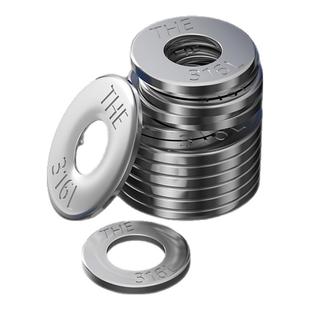 316L/2205不锈钢垫片金属螺丝平垫圈加大加厚圆形M1.6M3M4M5M8M30