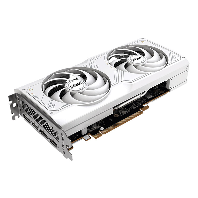 AMD蓝宝石 RX7650 GRE 8G 白金/极地 电脑独立吃鸡游戏显卡