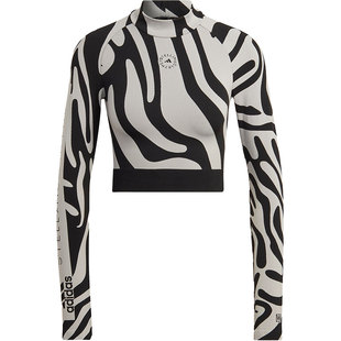 Adidas/阿迪达斯正品新款女子舒适SMC运动休闲修身长袖T恤 HF3067