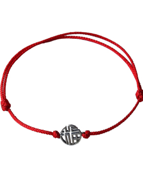 手链镂空字牌吉祥纳福情侣闺蜜