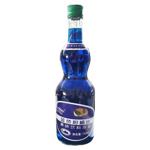 安然蓝色柑橘香蜜730ml糖浆调鸡尾酒花式奶茶果汁气泡水饮品果露