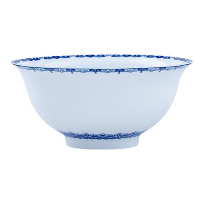 景德镇中式釉下彩青花玲珑碗盘套装家用高温白瓷碗碟餐具送礼乔迁