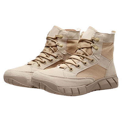高帮马丁靴男女款透气登山户外工装靴夏季男鞋沙漠防风沙徒步靴子