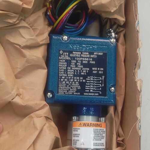 ITT Neo-Dyn / Adjustable Pressure Switch / 100P5S616 / Proof