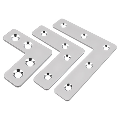 304不锈钢L型平角加厚角码连接件