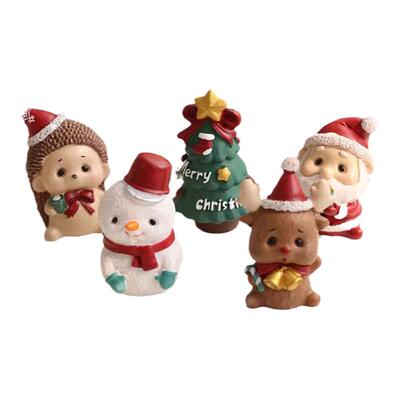 圣诞树脂小摆件桌面家用