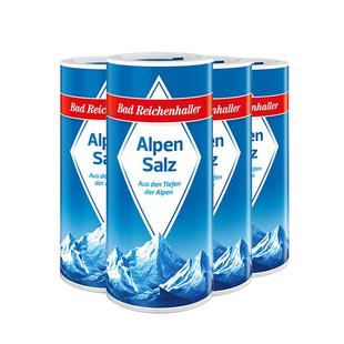 6瓶BR白金盐德国进口无碘盐食用盐甲状腺可用岩盐不加碘食盐500*6