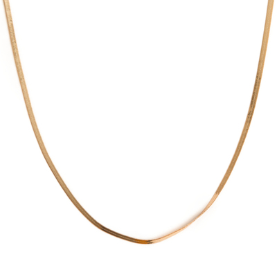 精致金色素圈新款项链女