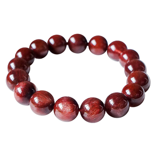 PLSTONE普琳丝天然水晶珠宝级巴西老矿满发顺发红发晶手链手串女