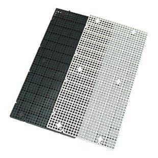 鱼缸隔离网格板滤材垫板加密玻璃缸底板乌龟缸晒台黑白色底滤垫板