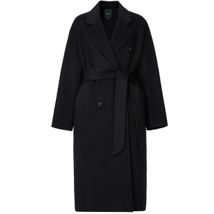 【商场同款】轻奢山羊绒毛呢大衣女中长MOFAN摩凡2025冬新款外套