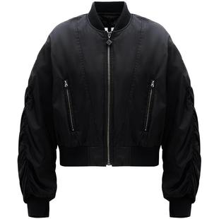 LINC金羽杰短款轻薄羽绒服女新款酷趣刺绣夹克羽绒外套Y23301009