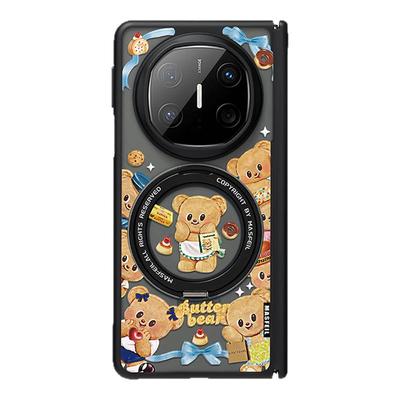 MASFEIL × 甜心小熊适用于华为matex6手机壳折叠屏新款matex7典藏版保护套x3带磁吸支架X5超薄网红高级感