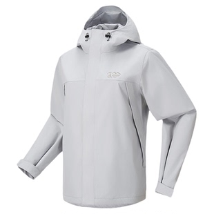 Ozark奥索卡25秋冬新品软壳夹克防风防泼水耐磨户外连帽夹克女款