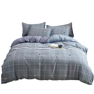 纯棉加厚磨毛被套单件学生宿舍1.5米床单人150x200x230cm全棉被罩