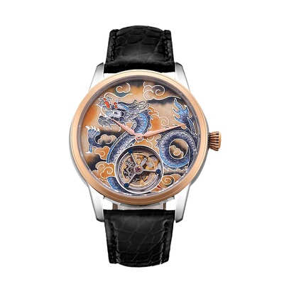 限量版珐琅龙国潮海鸥表高级男表