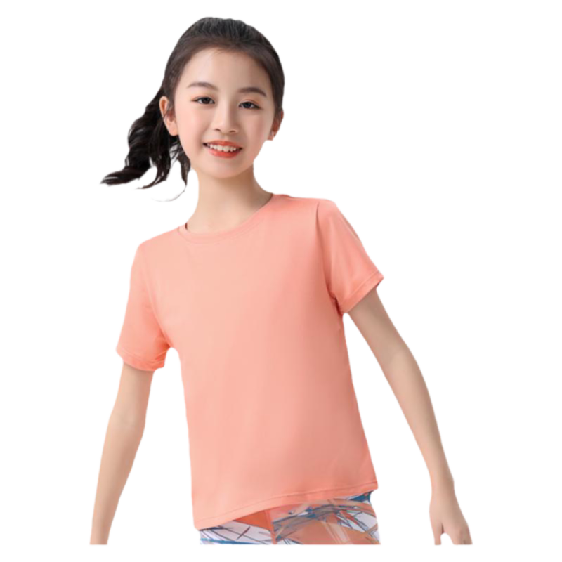 儿童速干衣女夏季短袖透气
