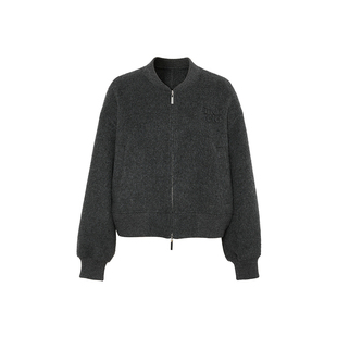 【骆驼绒大衣】indicia标记冬季羊毛毛呢短款大衣外套F2D4DY653N