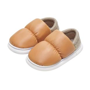 优调可外穿包跟厚底棉拖鞋冬女防滑家居室内加绒保暖踩屎感软底男