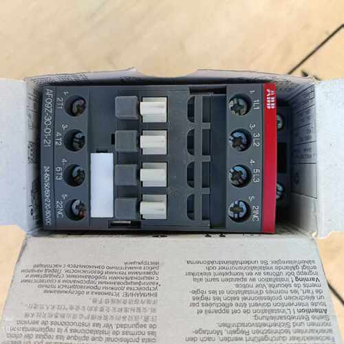 下单前咨询全新ABB接触器AF09Z-30-01-21，24-60V