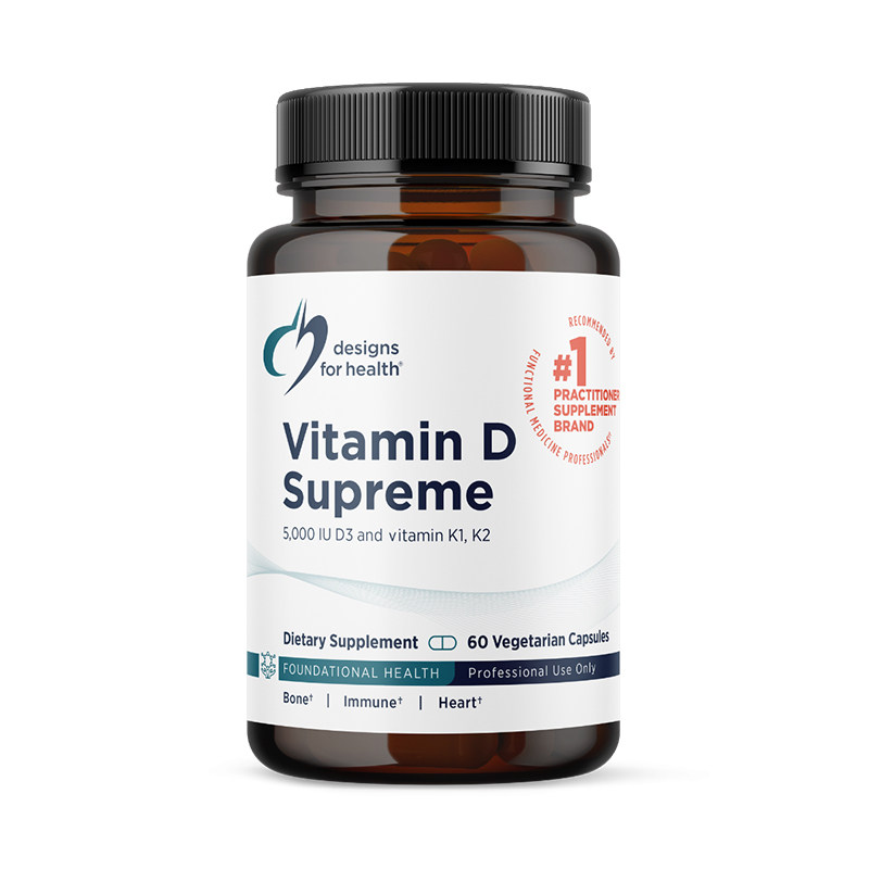 Design for health维生素DK组合胶囊Vitamin D Supreme 60粒/瓶