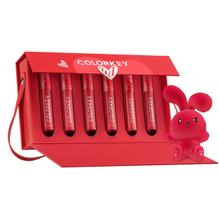 colorkey珂拉琪甜品新款唇露礼盒6支套装mini口红送女朋友