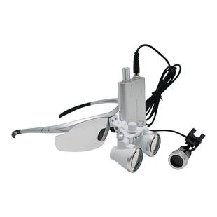 牙科头戴式放大镜医用手术头灯耳鼻喉科检查眼镜近视可用2.5X3.5X