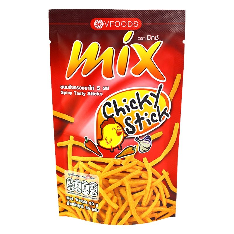 泰国MIX脆脆条香辣鸡味虾条