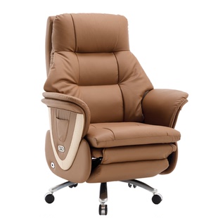 canmov电动老板椅可躺真皮电脑椅久坐办公室按摩椅午睡人体工学椅