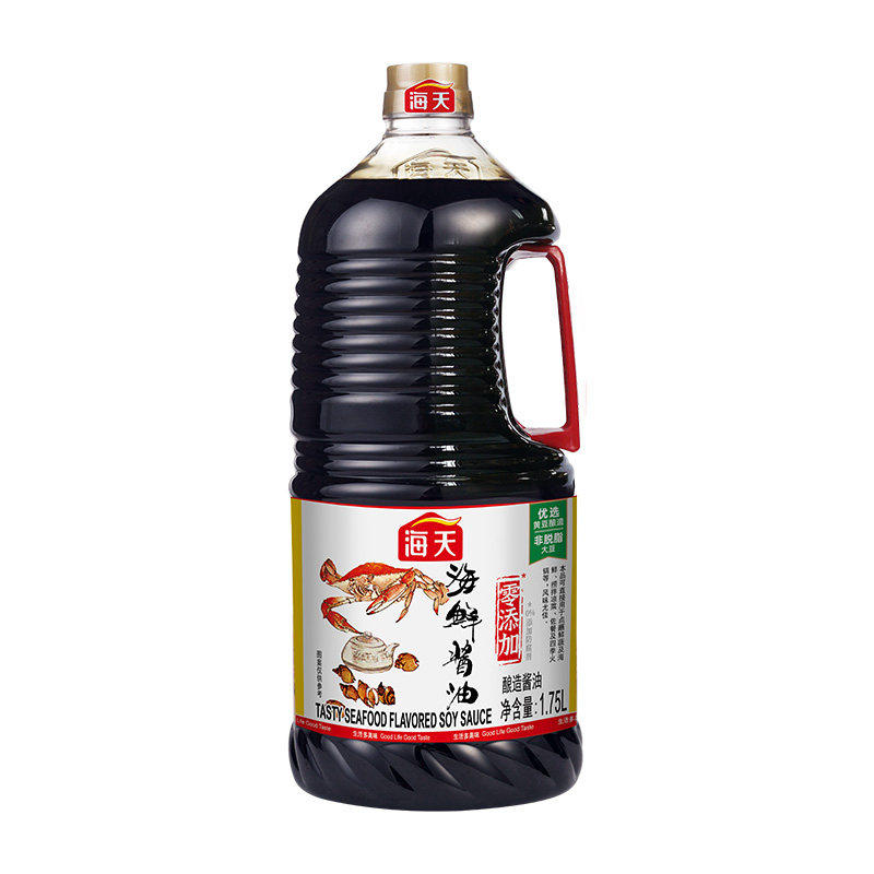 海天海鲜酱油1.75L大桶装调味料