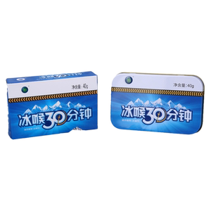 冰喉30分钟含片薄荷糖无糖型含糖型四季常青清凉润喉糖盒装散装