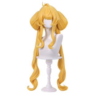 三分妄想明日方舟司霆惊蛰cos假发仿真头皮虎口夹卷毛无定金发卡