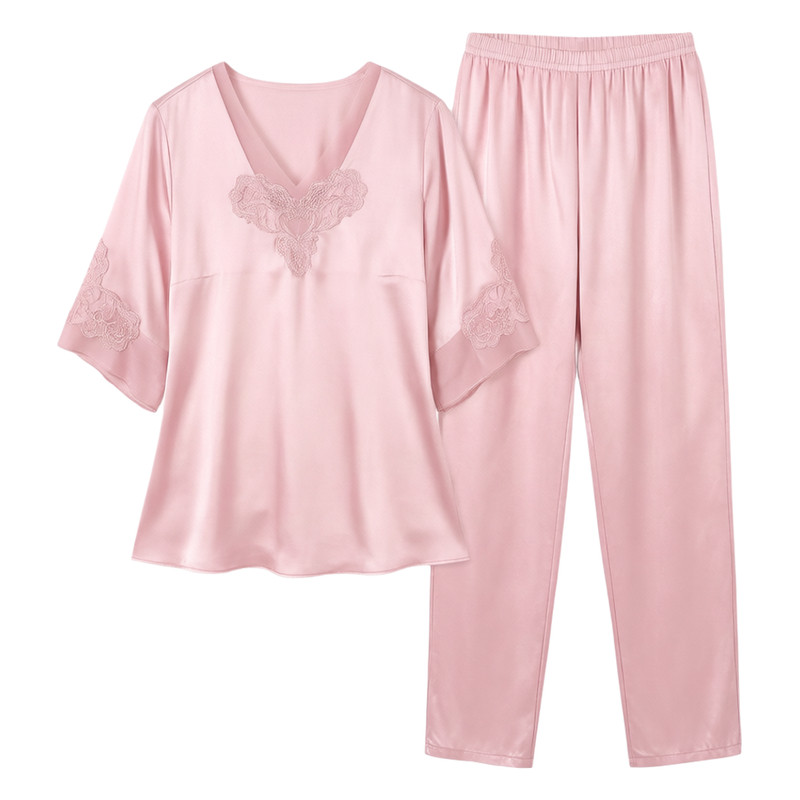 真丝睡衣女冰丝高级感丝绸家居服
