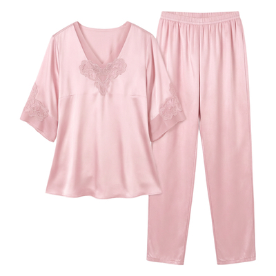 真丝睡衣女冰丝高级感丝绸家居服