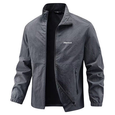 MARTMOT土拨鼠软壳冲锋衣男防风防水夹克户外抗皱登山骑行外套