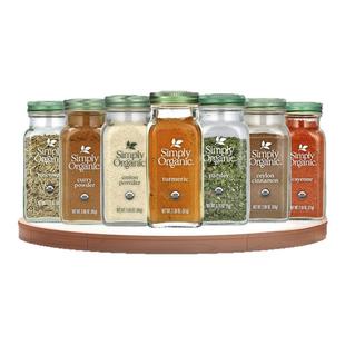 美国Simply Organic有机锡兰肉桂姜黄欧芹碎咖喱洋葱粉迷迭香调料