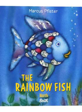 彩虹鱼 The Rainbow Fish 英文原版绘本凯特格林纳威奖美国教育协会推荐100本推荐儿童情绪管理人际关系启蒙纸板书