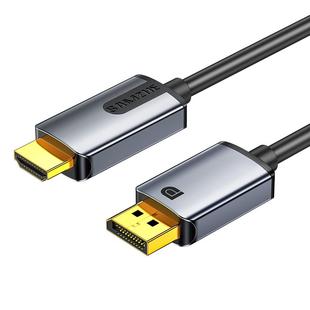 山泽dp转hdmi线转接器4k高清连接电脑笔记本显卡显示器屏接口外接